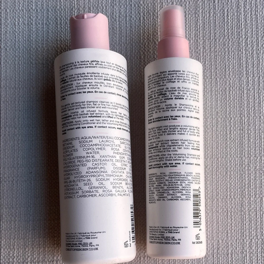 Christophe Robin Volumizing Shampoo and Leave-In Mist Set